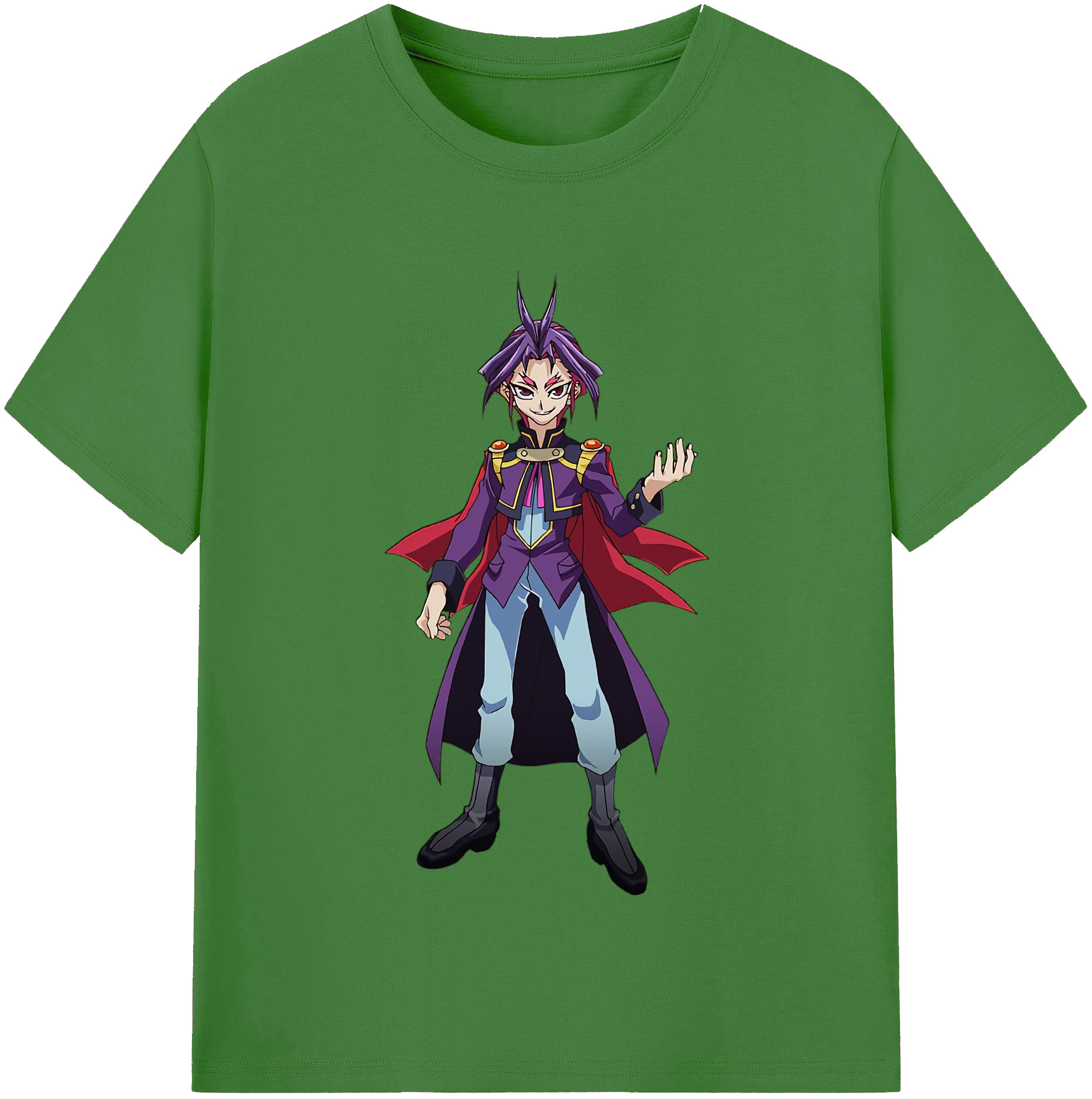（画像用） 遊☆戯☆王 Yu-Gi-Oh! レディースカジュアルプリントTシャツ（綿100％）